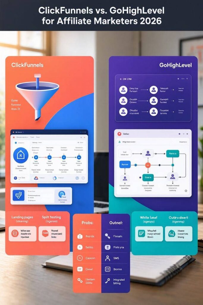 ClickFunnels vs. GoHighLevel for Affiliate Marketers 2026