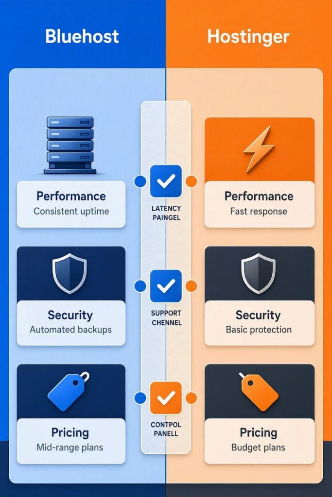 Bluehost vs. Hostinger
